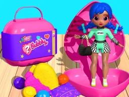 فتح صندوق دمية المكياج المفاجئة