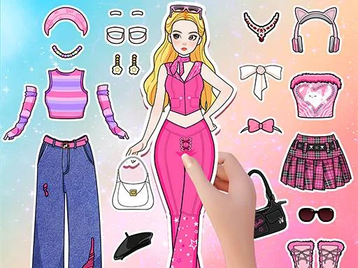 يوميات الدمية الورقية: ألبسيها بنفسك
