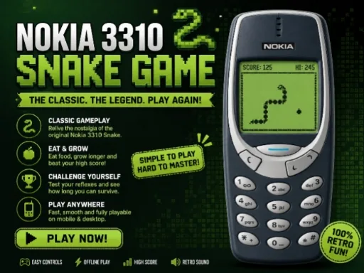 لعبة ثعبان نوكيا 3310